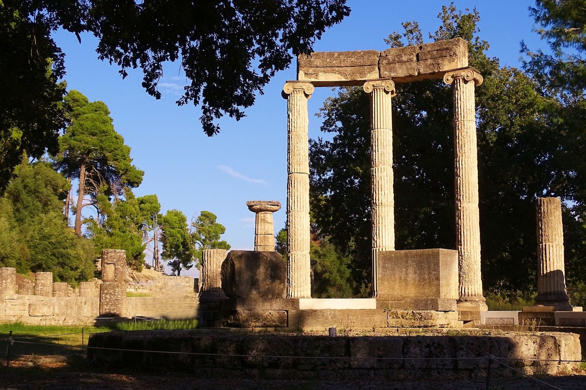 Opgravingen in Olympia, Peloponnesos