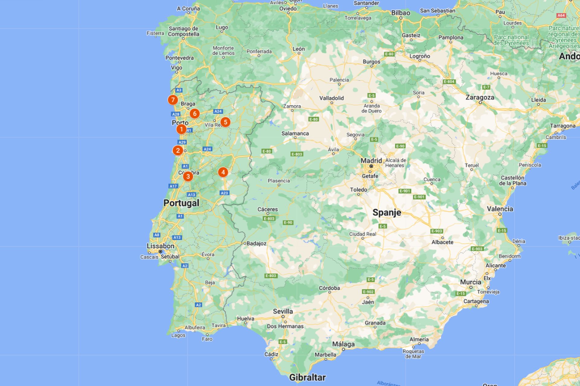 Pousada rondreis door Noord- en Centraal Portugal
