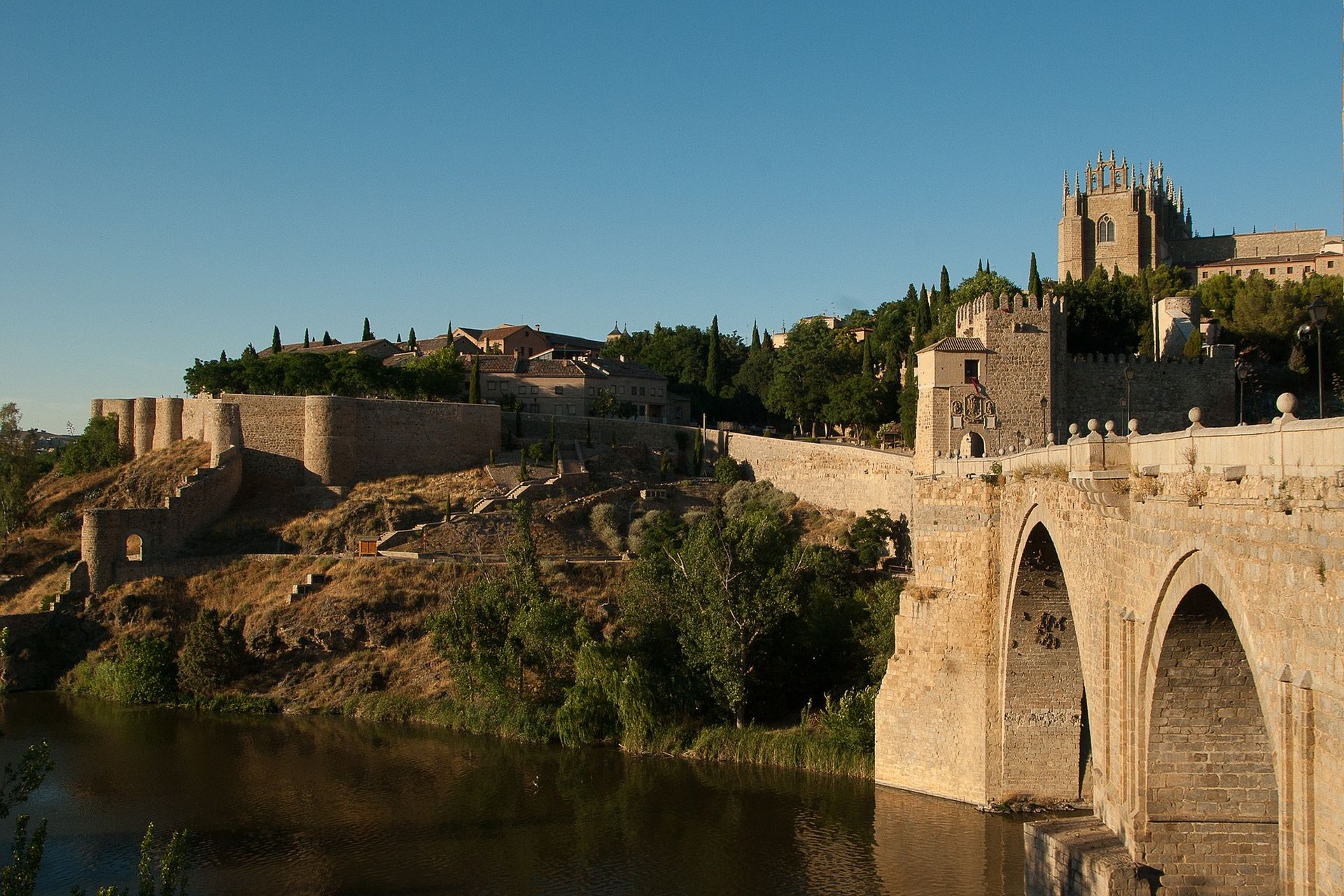 Mooie brug bij Toledo - Spanje