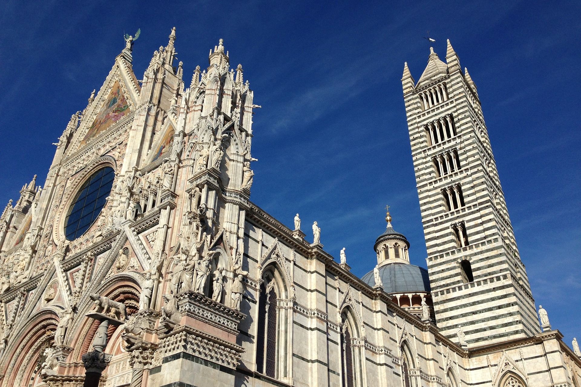 De gotische Duomo in Siena, Toscane - Italië