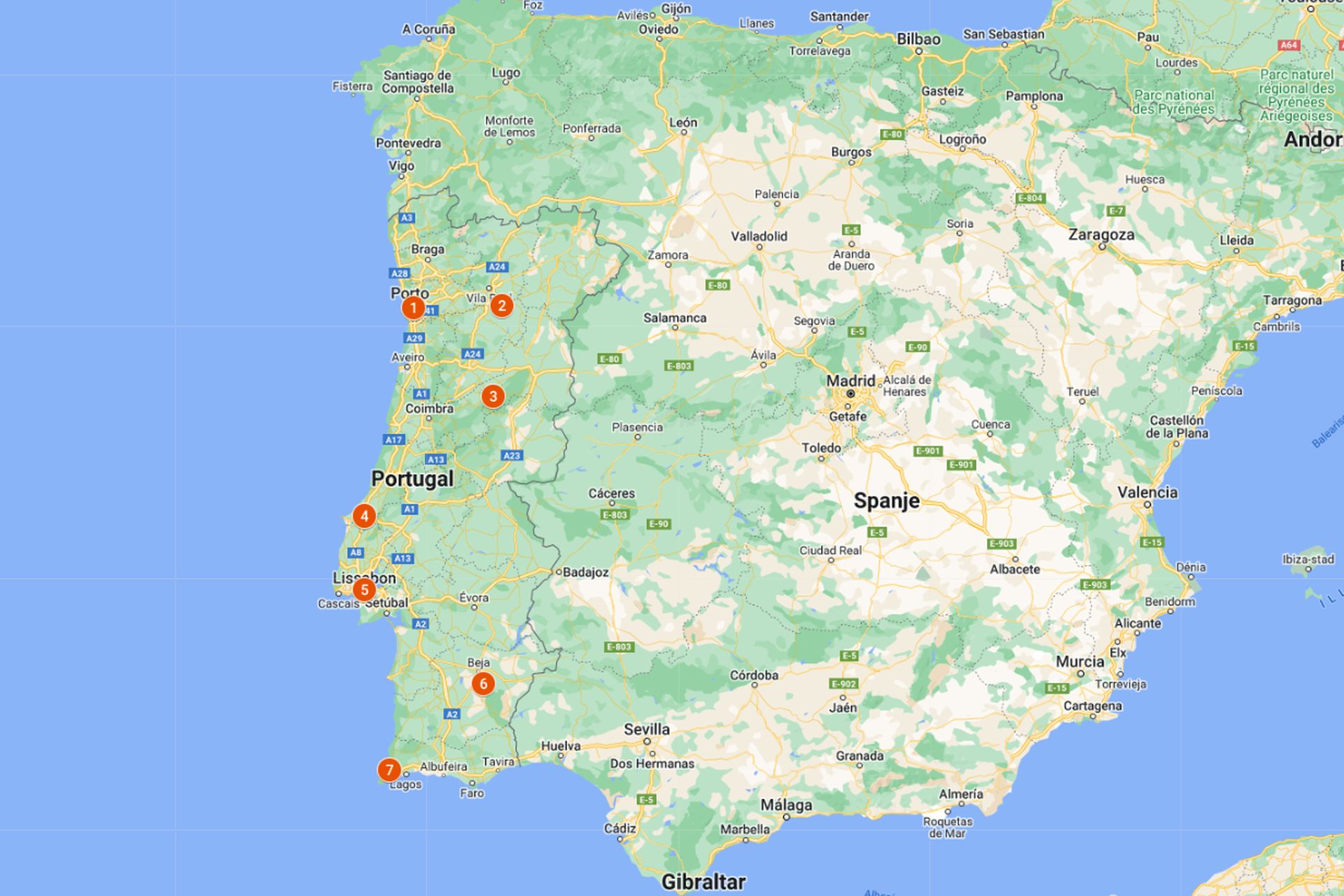 FlyDrive door historisch Midden- en Noord Portugal