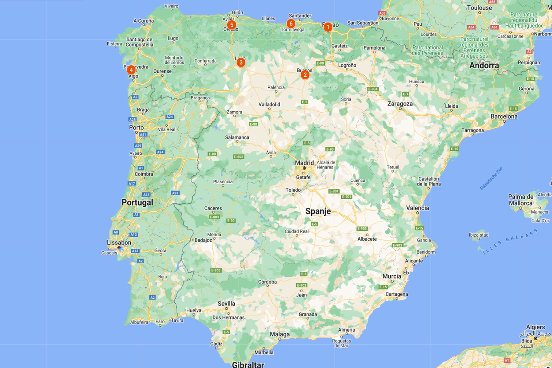 Fly-drive Noord-Spanje: Kust en Binnenland